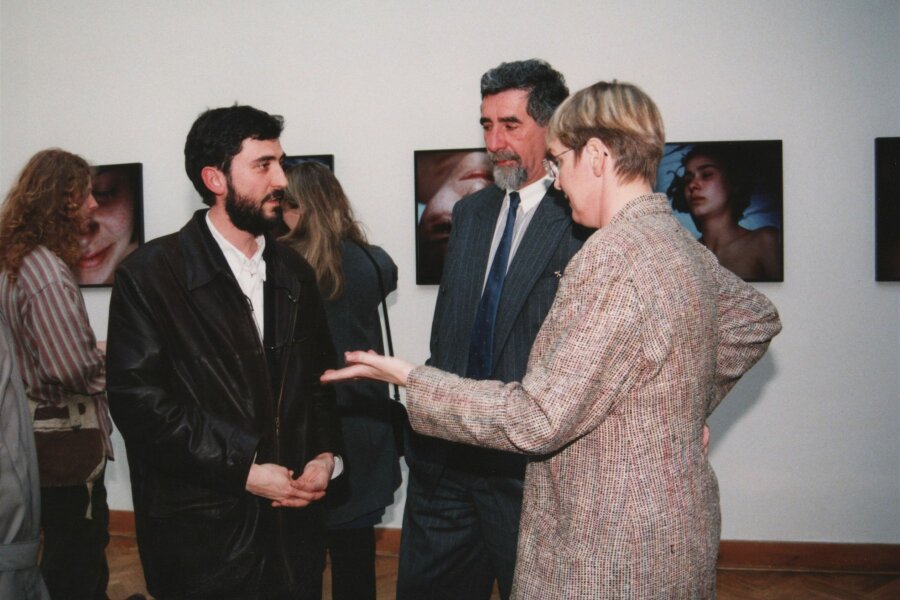 zleva Jean-Philippe Leblanc, Vladimír Adam, Kateřina Tlachová; foto: Anna Pecková